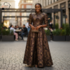 Royal Bloom Maxi Dress