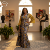 Royal Glow Kitenge Dress