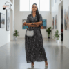 Midnight Serenity Grey Kaftan