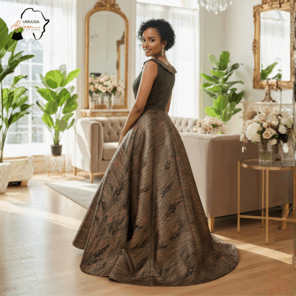 150 Majestic Olive Harmony Gown