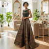 152 Majestic Olive Harmony Gown