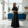 Noir Grace Evening Dress