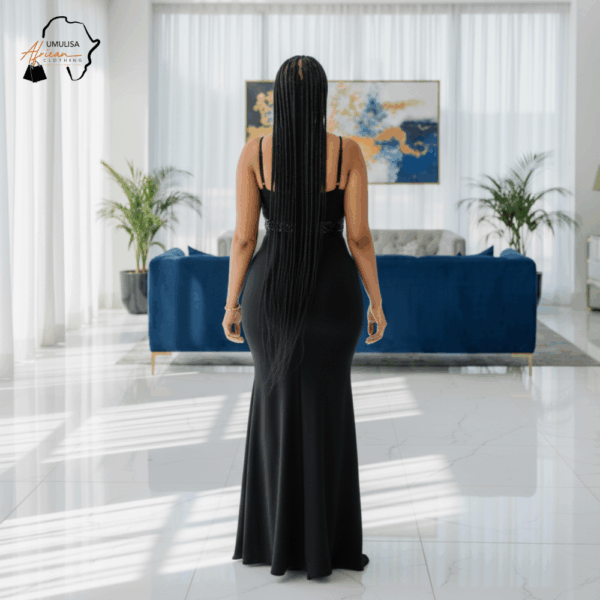 196 Luxe Noir Elegance Gown