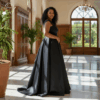 199 Queen’s Poise Black Gown