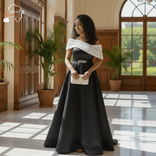 Ebony Empress Black Gown