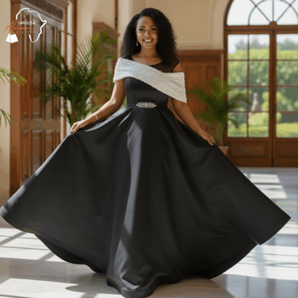 Ebony Empress Black Gown