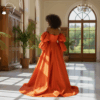 Sunset Majesty Orange Gown