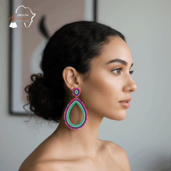 22 Majestic Bloom Beaded Earrings