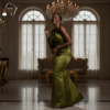 Emerald Grace Evening Gown