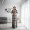 101 Elegant Harmony Printed Maxi Dress