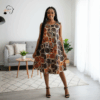 Amahoro Circle-Glow Ankara Dress