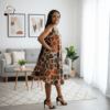 Amahoro Circle-Glow Ankara Dress