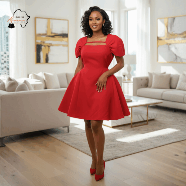Crimson Grace Flare Dress