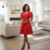 Crimson Grace Flare Dress
