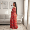 154 Zuri Ember Blossom Maxi Dress