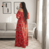155 Zuri Ember Blossom Maxi Dress