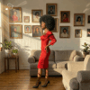 Rubi Scarlet Heritage Dress