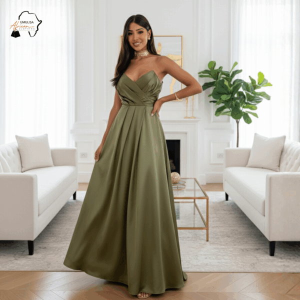 36 Olive Poise Gown