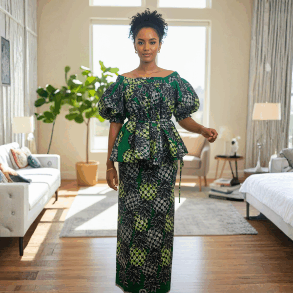 Emerald Harmony Ankara Set