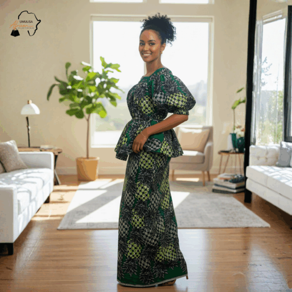 Emerald Harmony Ankara Set