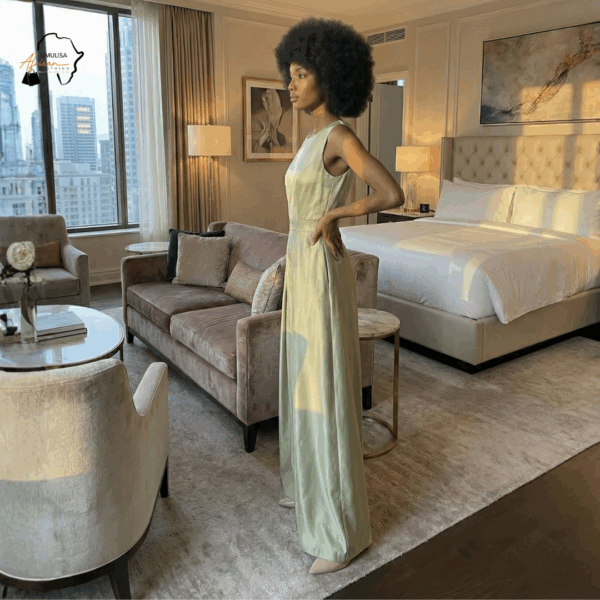 Serene Amina Sage Jumpsuit