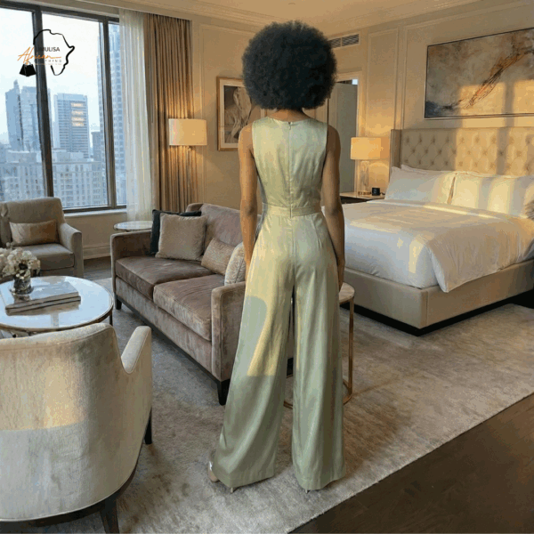 Serene Amina Sage Jumpsuit