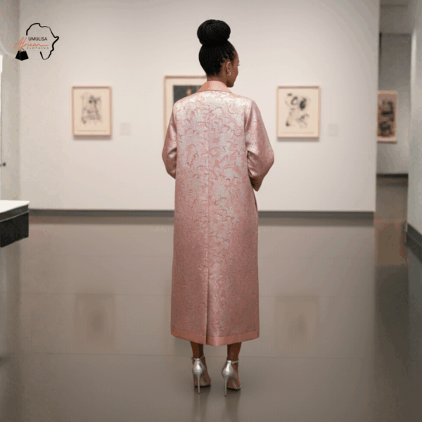 Rose Abeni Brocade Kimono Set