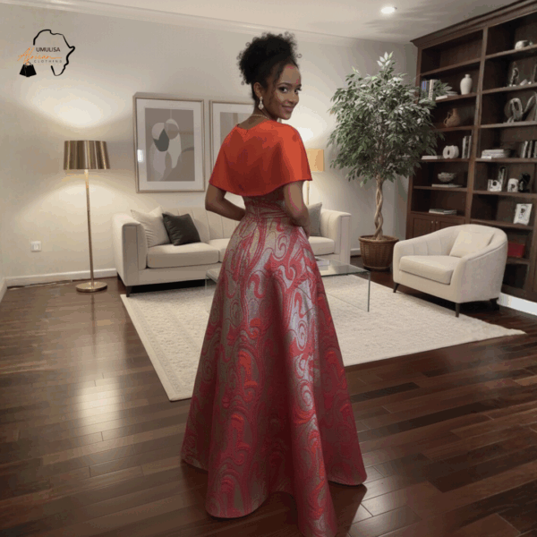 184 Imperial Zahara Brocade Evening Gown