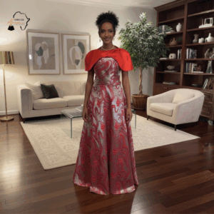 185 Imperial Zahara Brocade Evening Gown
