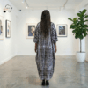 218 Neza Monochrome Flow Kaftan