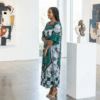 Imigongo Heritage Batik Kaftan