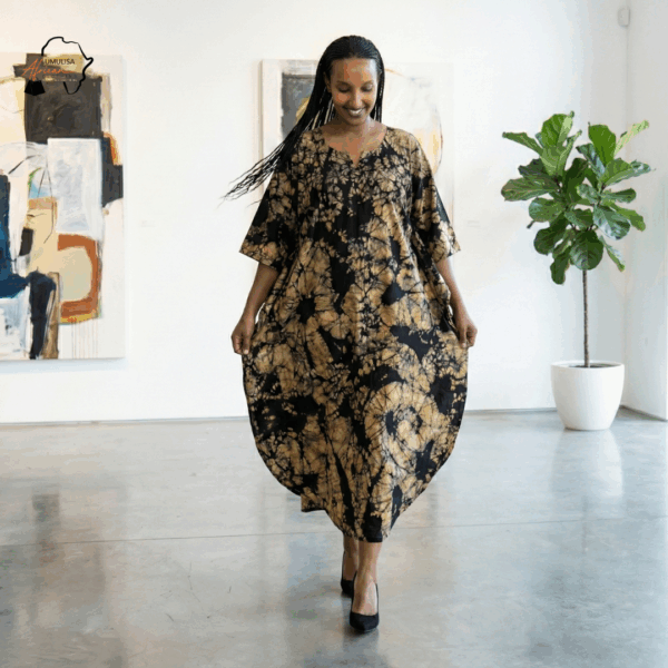 228 Inzovu Sunset Batik Kaftan