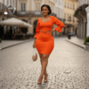 Zahabu Orange Radiance Two-Piece Set