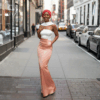 Imani White & Blush Grace Gown