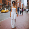 19 Amani Ivory White Lace Jumpsuit