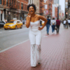 20 Amani Ivory White Lace Jumpsuit