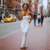 21 Amani Ivory White Lace Jumpsuit