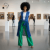 Amani Royal Blue & Emerald Green African Two-Piece Set