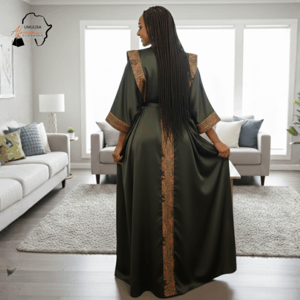 Green Emerald Heritage Maxi Dress