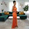Sunset Ember Maxi Dress