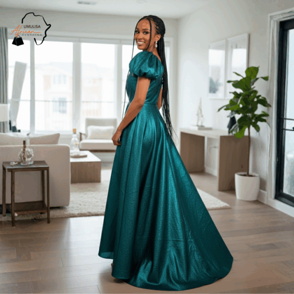 2 Zahabu Emerald Gown