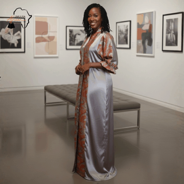 Amber Tide Statement Maxi Dress