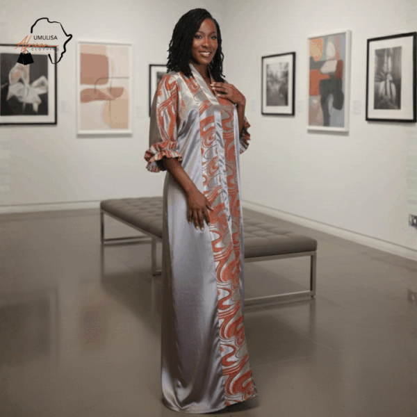 Amber Tide Statement Maxi Dress