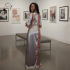 Amber Tide Statement Maxi Dress