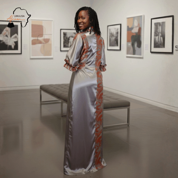 Amber Tide Statement Maxi Dress