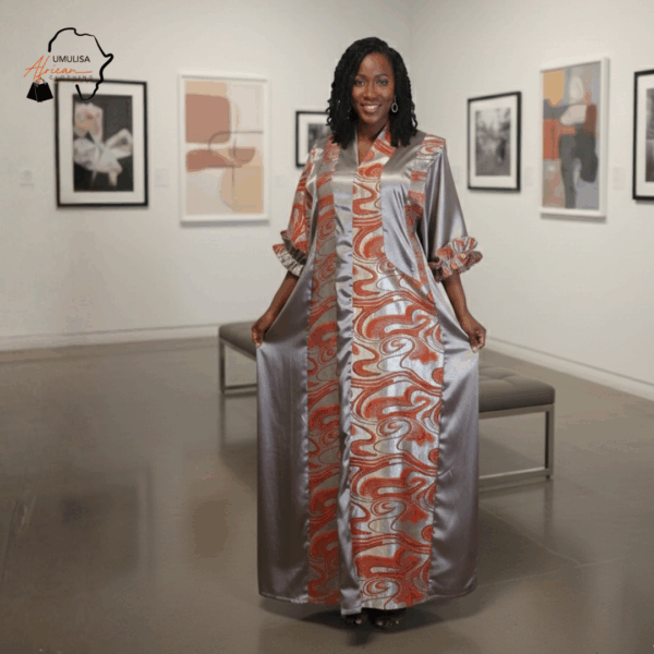 Amber Tide Statement Maxi Dress