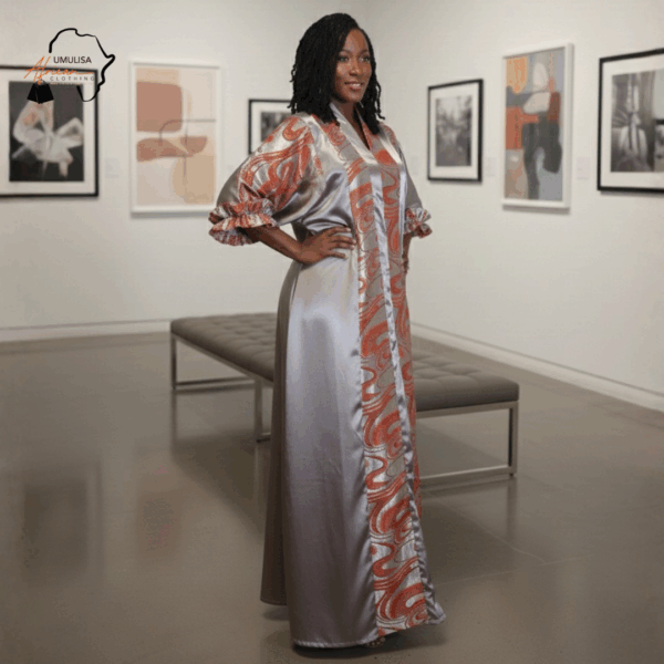 Amber Tide Statement Maxi Dress