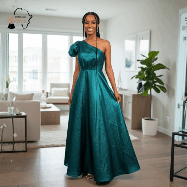5 Zahabu Emerald Gown
