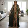 Green Emerald Heritage Maxi Dress