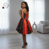 Abeni Scarlet Noir Cocktail Dress